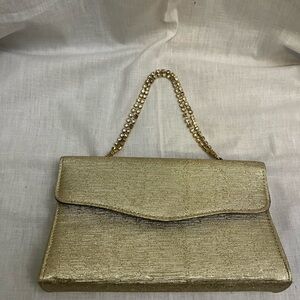 Elegant Gold Women's Handbag